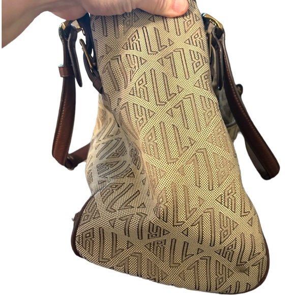 Lauren Ralph Lauren Signature 4 poster hobo shoulder bag - Picture 3 of 15